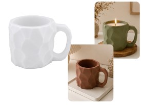 Molde silicona taza rustica